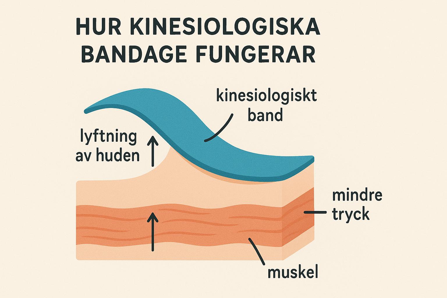 Hur kinesiologiska bandage fungerar