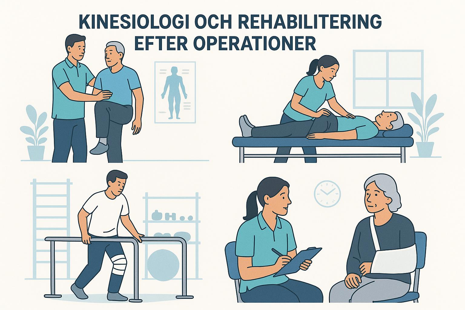Kinesiologi och rehabilitering efter operationer