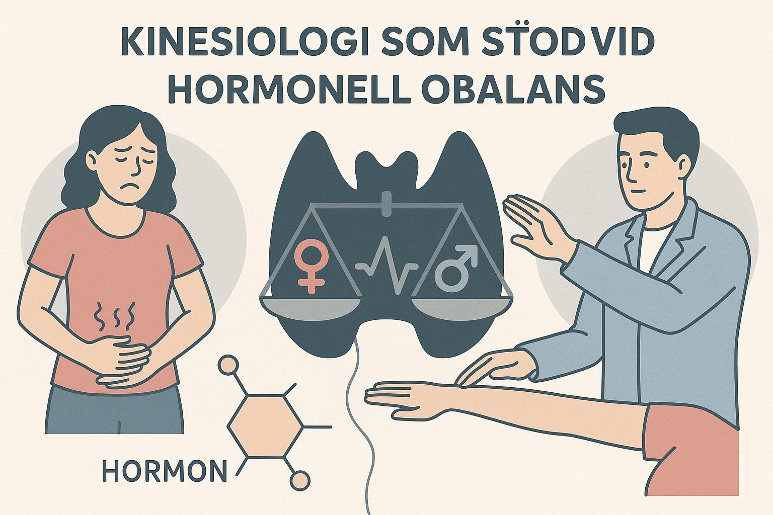 Kinesiologi som stöd vid hormonell obalans