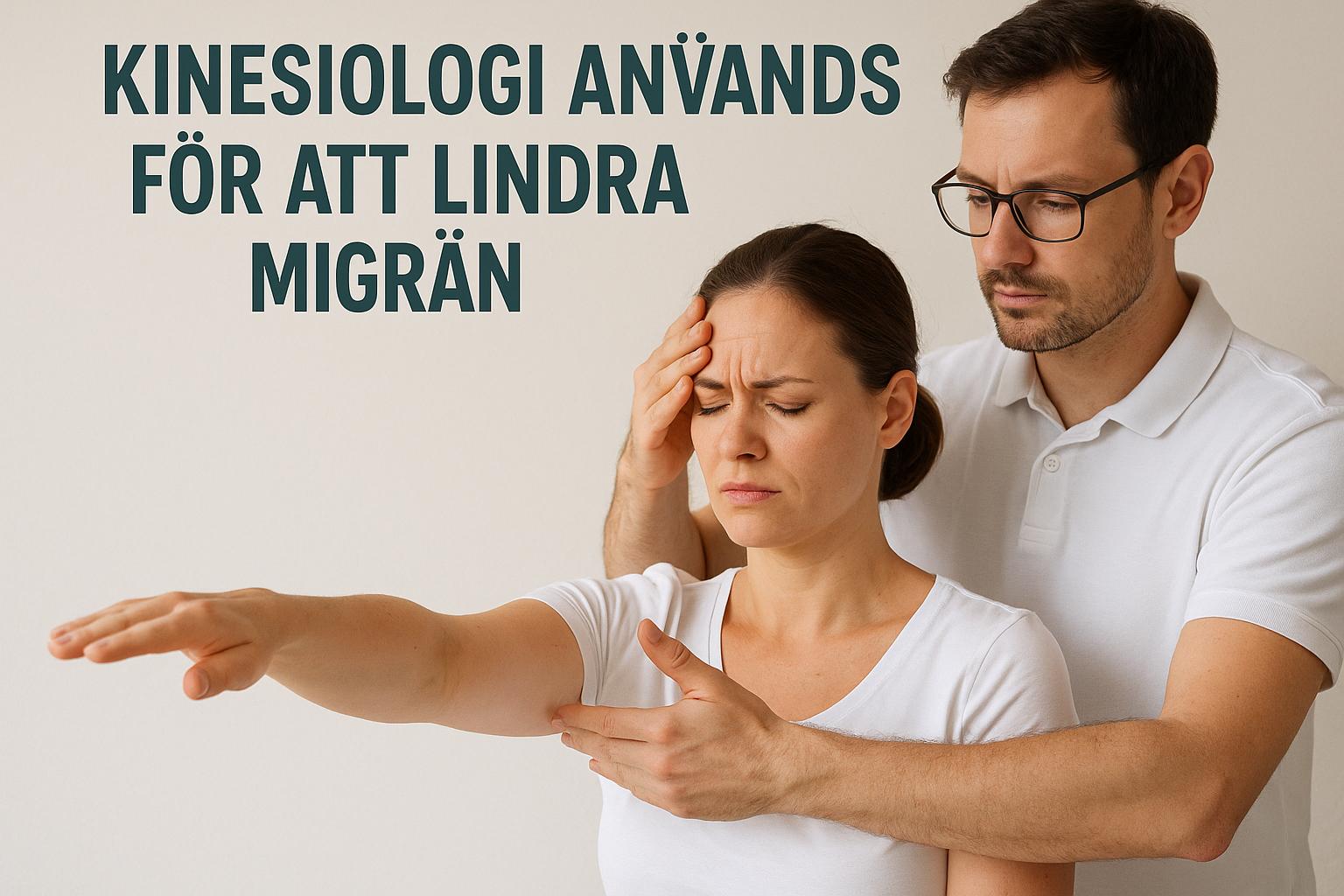 Så används kinesiologi för att lindra migrän