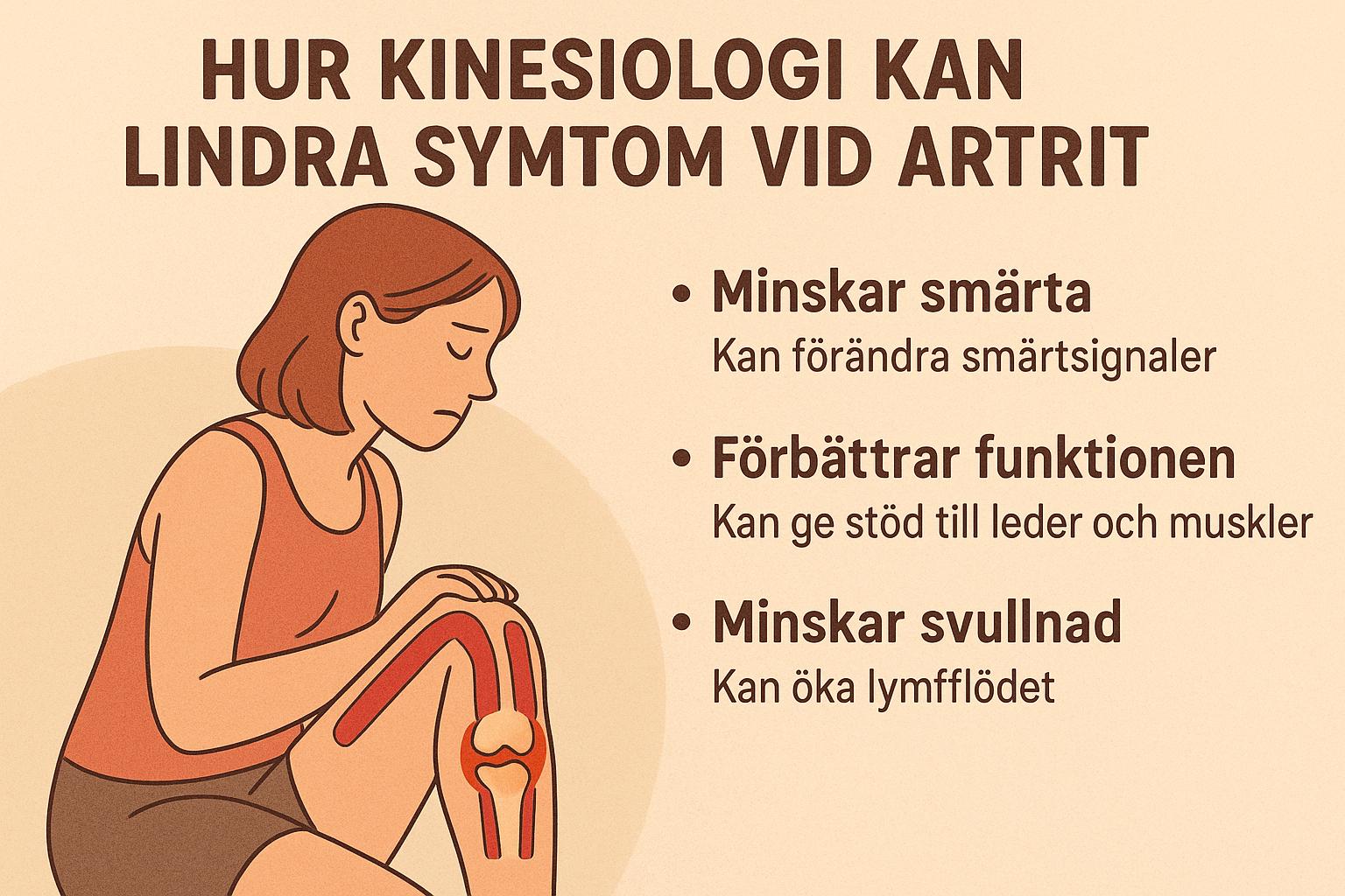 Hur kinesiologi kan lindra symtom vid artrit