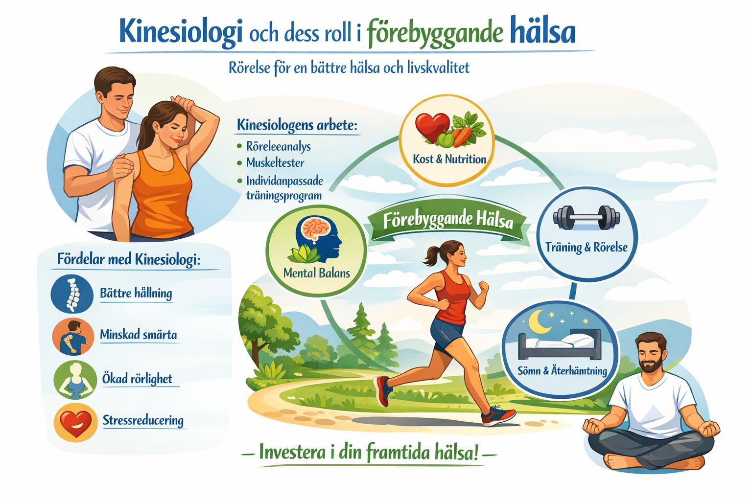 Kinesiologi och dess roll i förebyggande hälsa