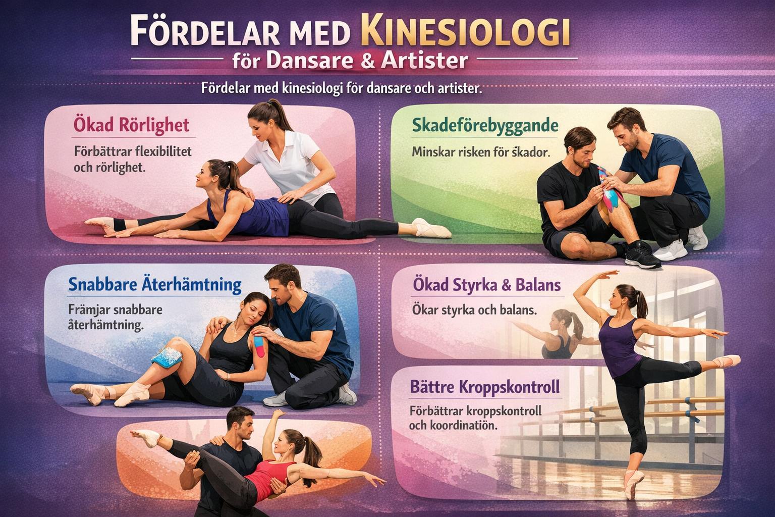 Fördelarna med kinesiologi för dansare och artister